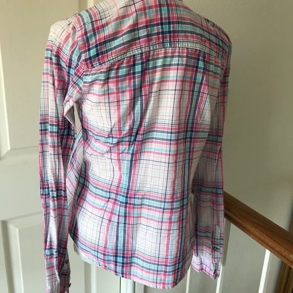 Abercrombie and Fitch Plaid Button Down Shirt - Picture 3 of 3